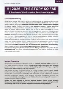 Read more about the article H1 2026 Investor Relations Market Review
